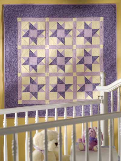 Double Star Baby Quilt