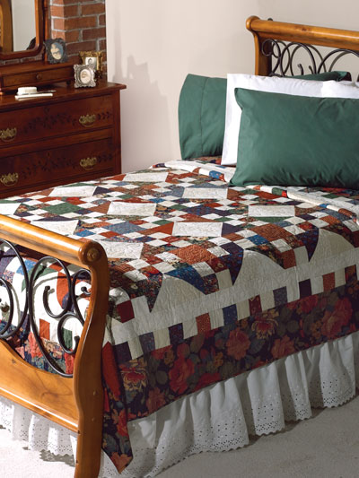 Quilt Patterns Bed Quilt Patterns Scrappy Prairie Queen
