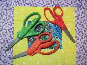 Good quality, blunt-tipped children’s scissors by Fiskars.