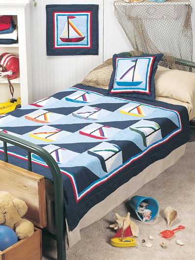 Sailboat Bedroom Quilting Pattern
