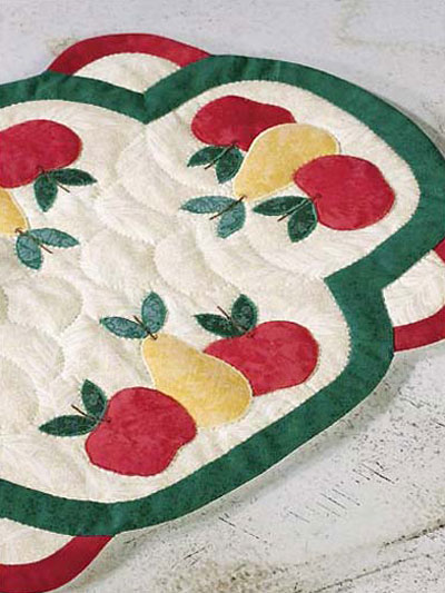 Apples & Pears Candle Mat