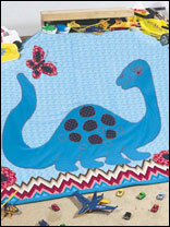 Polly Dinosaur Baby Quilt Pattern