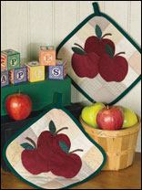 Apple-a-Day Pot Holders
