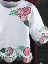 Lollipop Roses Sweatshirt